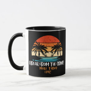 Caneca de Café Faça Hoje Épico