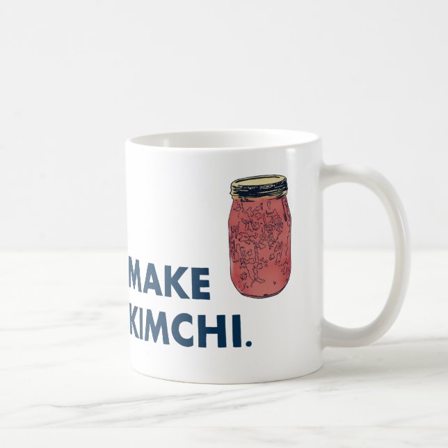 Caneca De Café Faça Kimchi! (Direita)