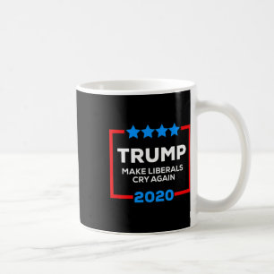 Caneca De Café Faça Liberais Chorarem Novamente Divertido Pro Tru