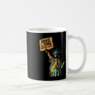 Caneca De Café Faça Mentir Errado Novamente Estátua Liberdade Ant