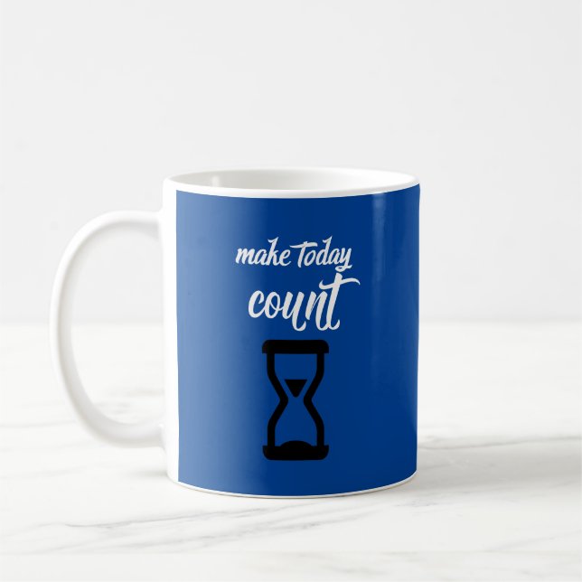 Caneca De Café "Faça o Dia Contar" (Esquerda)