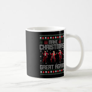Caneca De Café Faça o Excelente de Natal de novo Papais noeis eng