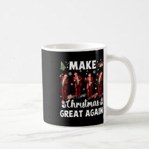 Caneca De Café Faça o Excelente de Natal de novo Papais noeis ire
