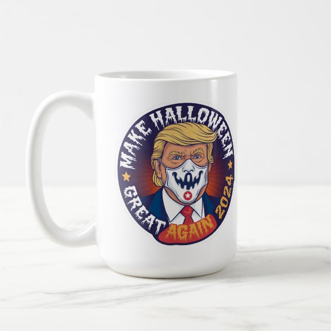 Caneca De Café Faça o Excelente do Halloween de novo (Esquerda)