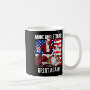 Caneca De Café Faça o Natal Grande Novamente Trump Pijamas Feio _