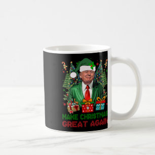 Caneca De Café Faça o Natal Grande Novamente Xmas Divertido Trump
