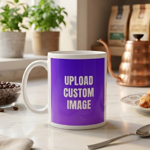 Caneca De Café Faça o Upload de 2 Imagens Personalizadas - Adicio