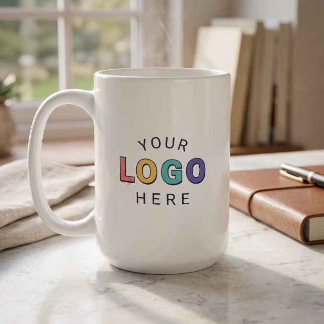Caneca De Café Faça o Upload do Logotipo da Sua Empresa (Criador carregado)
