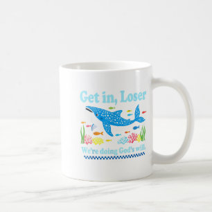 Caneca De Café Faça parte do fazer a vontade de deus tubarão bale