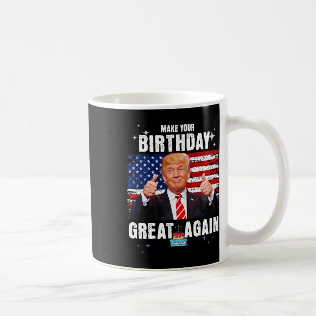 Caneca De Café Faça seu Excelente de aniversário novamente (Direita)