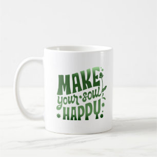 CANECA DE CAFÉ FAÇA SUA ALMA FELIZ