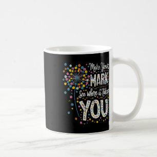 Caneca De Café Faça sua marca feliz dia 2024 Dandelion