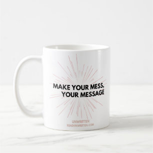Caneca De Café Faça Sua Mess, Sua Mensagem Mug