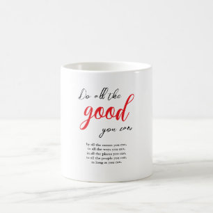 Caneca De Café Faça tudo o que puder para Vintage Motivational Co