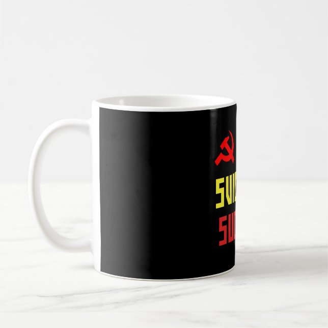 Caneca De Café Façam Svidaniya Suckers! (Esquerda)
