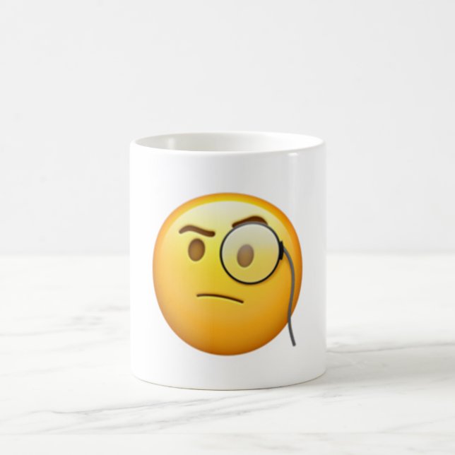 Caneca De Café Face com círculo - Emoji (Centro)