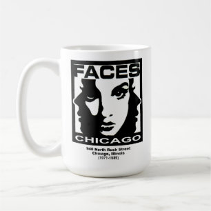Caneca De Café Faces, Chicago, Illinois