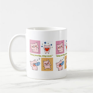 Caneca De Café faces de porco citações