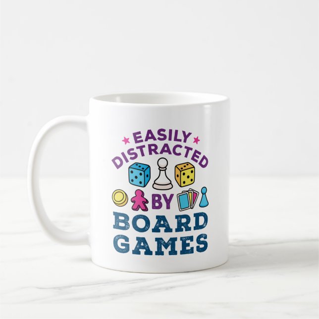 Caneca De Café Fácil distração com o Conselho Games Game Lover (Esquerda)