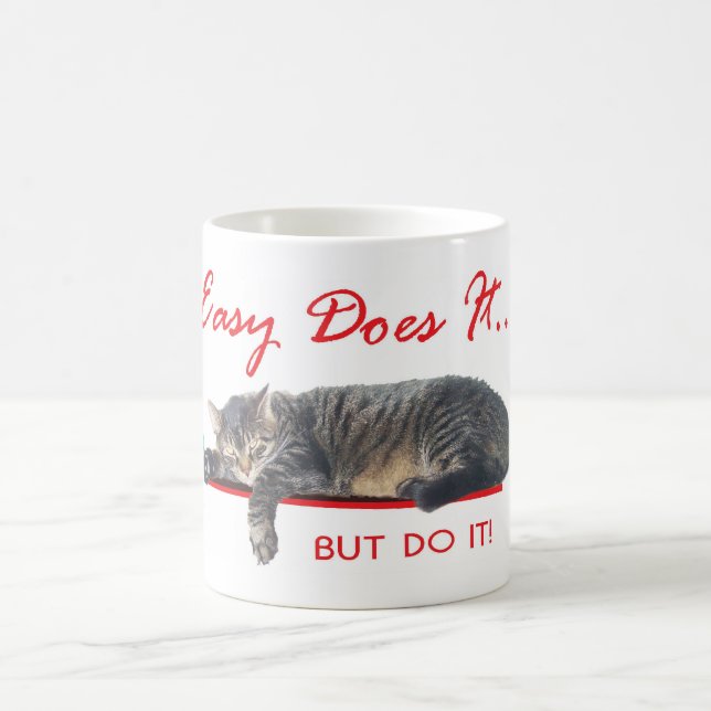 Caneca De Café fácil fá-lo gato (Centro)