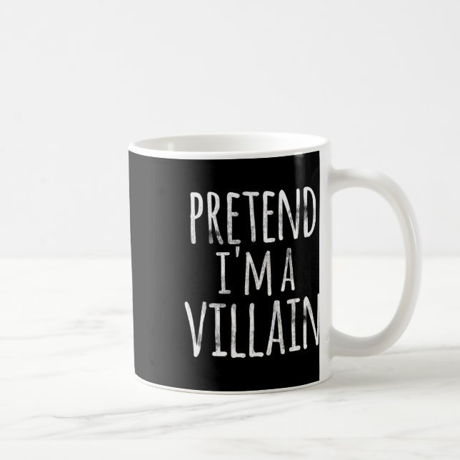 Caneca De Café Fácil Fácil Fácil Fenda de Halloween Faço um Custo (Direita)