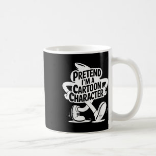 Caneca De Café Fácil Figurino De Halloween Adulto Finge Que Sou U