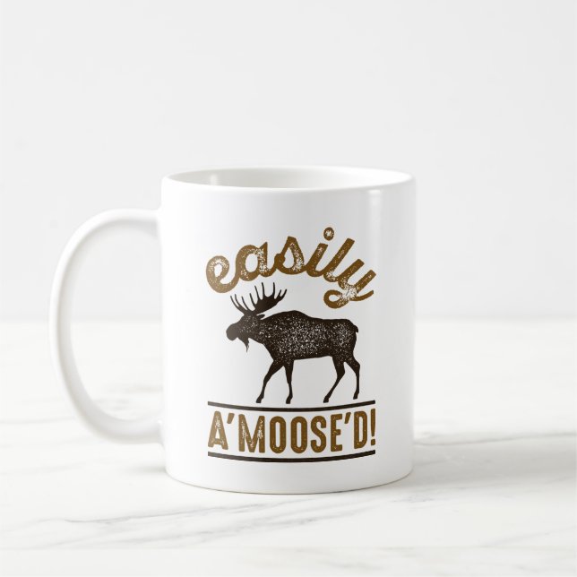 Caneca De Café Facilmente A’Moose’D (Esquerda)