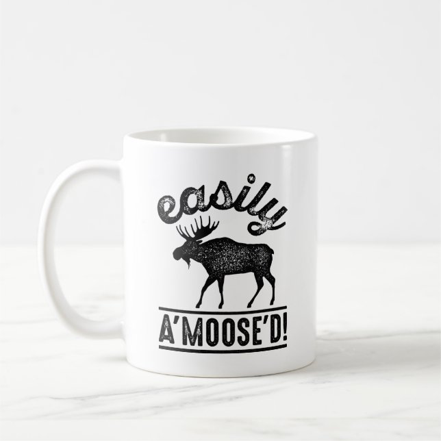 Caneca De Café Facilmente A’Moose’D (Esquerda)
