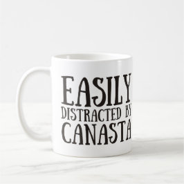 Caneca De Café Facilmente distraído pelo canasta