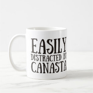 Caneca De Café Facilmente distraído pelo canasta