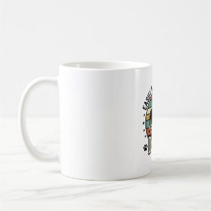 Caneca De Café Facilmente Distraído por Cães Desenho Silhueta Vin