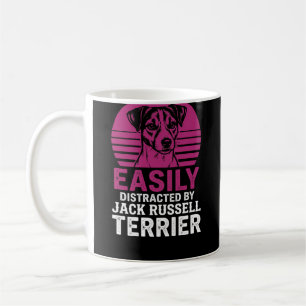 Caneca De Café Facilmente Distraído Por Jack Russell Terrier