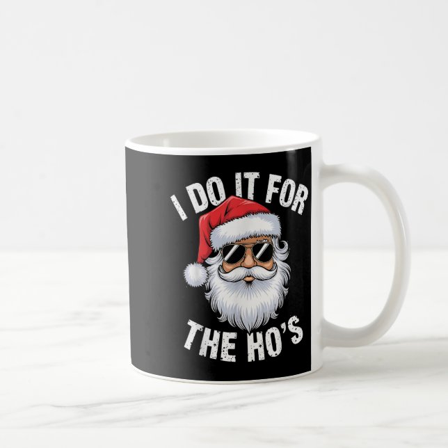 Caneca De Café Faço isso pelo Natal inapropriado da Ho (Direita)