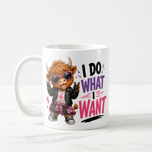 Caneca De Café Faço o que Quero (Esquerda)