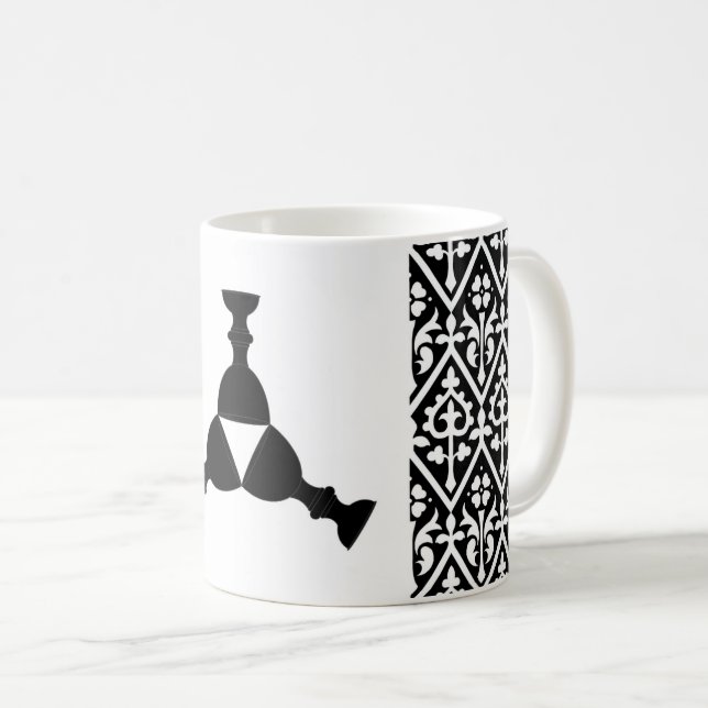 Caneca De Café Faculdade de Crachá Populace de Yarnvid (Frente Esquerda)