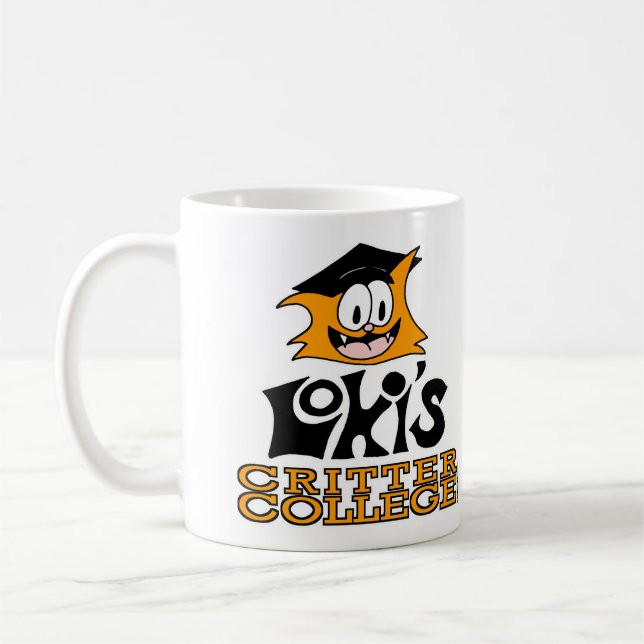 Caneca De Café Faculdade do bicho do Loki ambidextra (Esquerda)