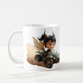 Caneca De Café Fada ao Luar das Dunas Errantes.