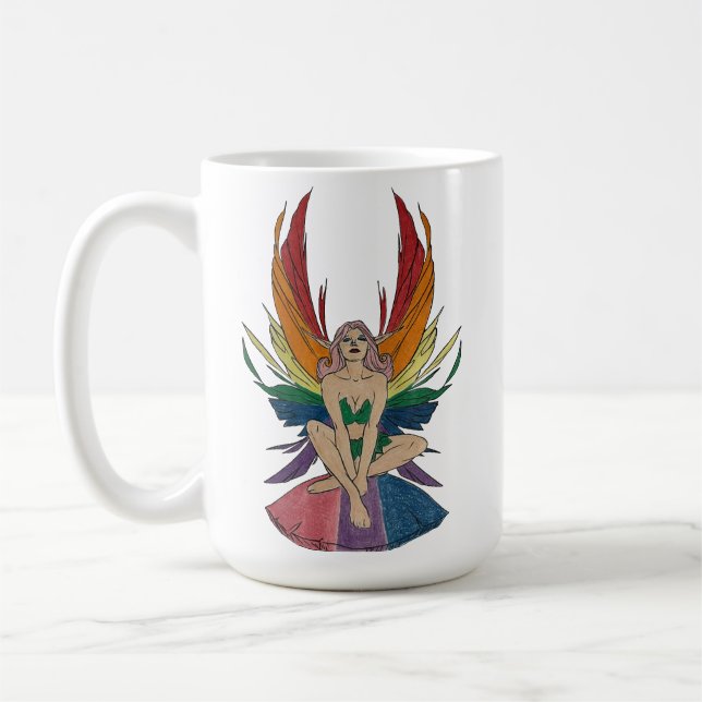 Caneca De Café Fada Bissexual (Esquerda)