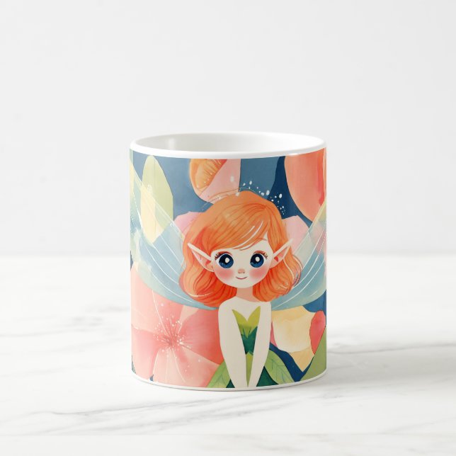 Caneca De Café Fada Caprichosa no Jardim de Flores em Flor (Centro)