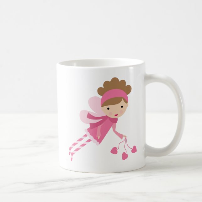 Caneca De Café Fada cor-de-rosa (Direita)