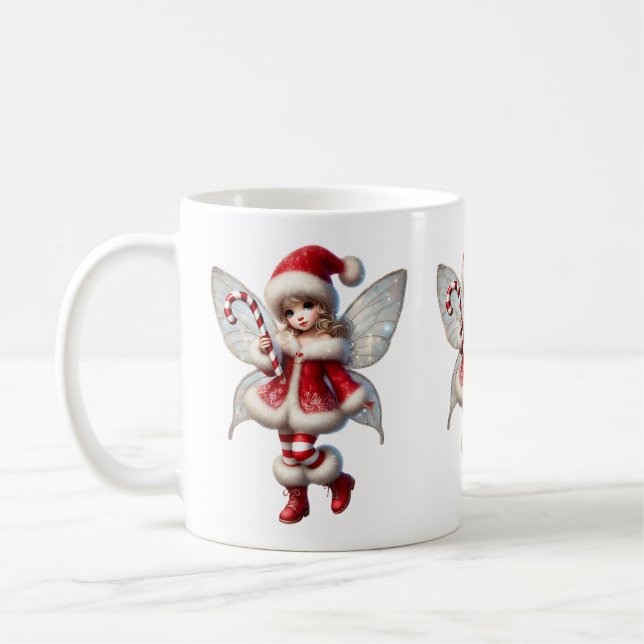 Caneca De Café Fada de Natal (Esquerda)