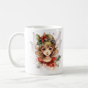 Caneca De Café Fada de Natal