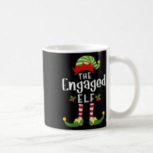 Caneca De Café Fada de Natal Engajada Camisa de Natal Igual Festa