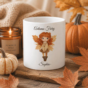 Caneca De Café Fada de outono mínima - Mug personalizado