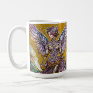 Caneca De Café Fada do Açúcar Adornada com Joias