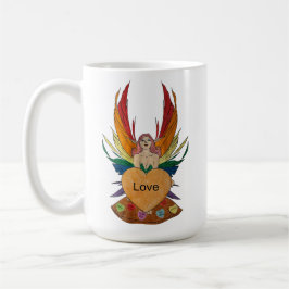Caneca De Café Fada do Dia dos Namorados