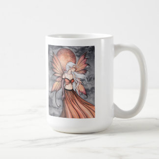 Caneca De Café Fada do Outono Dourado