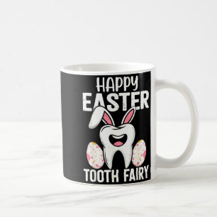 Caneca De Café Fada do Rato Dentista Higienista Oral Feliz Páscoa