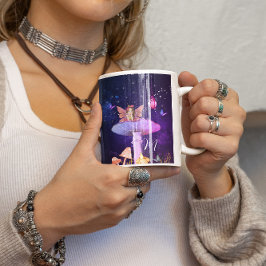 Caneca De Café Fada Encantada, Cogumelo Magia Pessoal