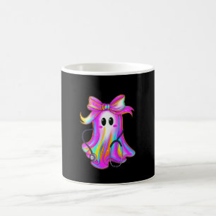 Caneca De Café Fada Fantasma Halloween Enfermeira Doutora Médica 